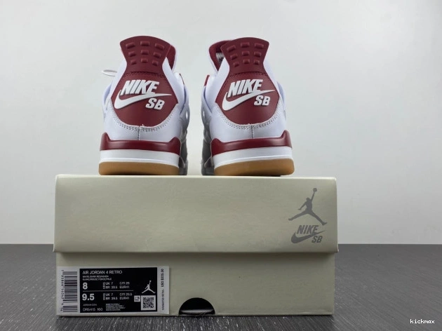 Rep MAX Pine 4 Red Retro Jordan DR5415-160 SB 0716